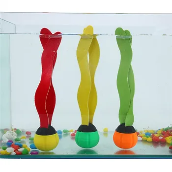 

3PCS Underwater Diving Toys Sea Plant Shape Game Stick Toy Children Underwater Swim Training Swimming Pool for Baby Bath Toys