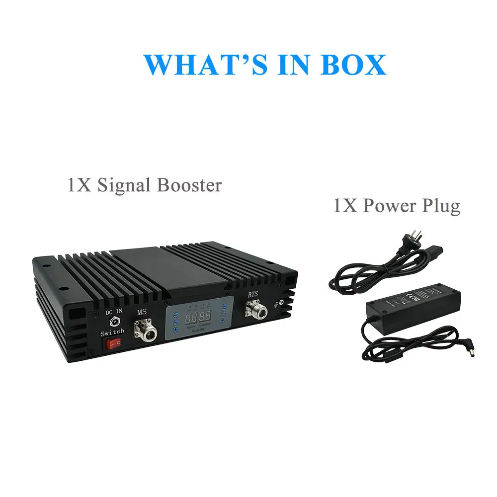 NEW 85db Gain EGSM 900MHz Signal Booster 33dbm LCD