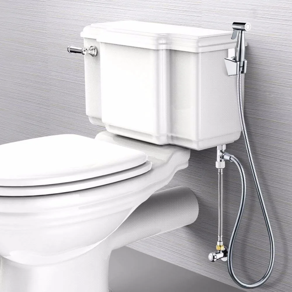 Smesiteli распылитель для туалетного Биде набор из нержавеющей стали для ванной хром биде душ опрыскиватель 1/" или 7/8" в соответствии с легкой установкой