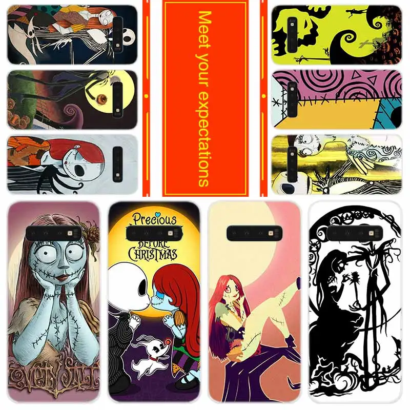

Phone for Samsung Galaxy S10 E S9 S8 Plus S7 s6 Edge s10 plus s5 Note 10 9 8 Cover Case sally nightmare before christmas