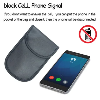 

Signal Blocking Bag Shielding Pouch Wallet Case Signal Blocking Bag Car Fob Signal Blocker Faraday for IDCard/Car Key phone