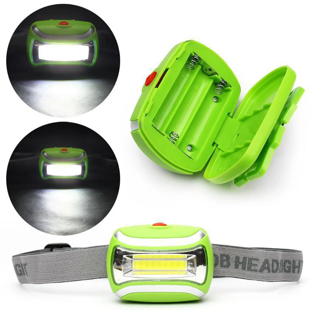 Discount Waterproof 600LM COB Headlight Mini LED Light Camping Hiking Head Lamp Outdoor Sport Portable bike Light Hiking Cycling new P# 2