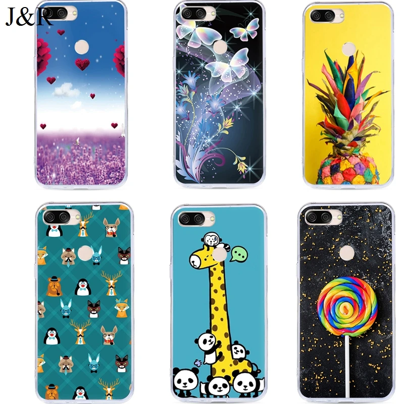 ZB 570TL Patterned Phone Cover For Asus ZenFone Max Plus M1 ZB570TL X018DC Pegasus 4S Silicon Back Case Cartoon Flower Cases |