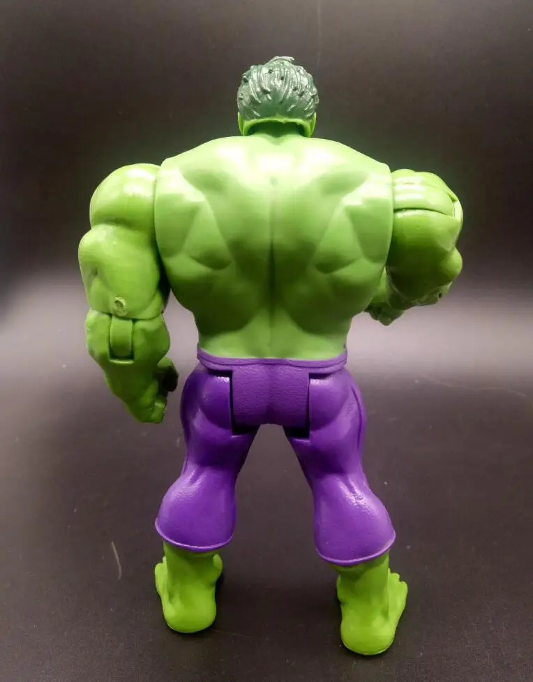 Музыкальный свет 15 см ПВХ игрушки фигурка Hulk Smash Халк из невероятных Мстителей
