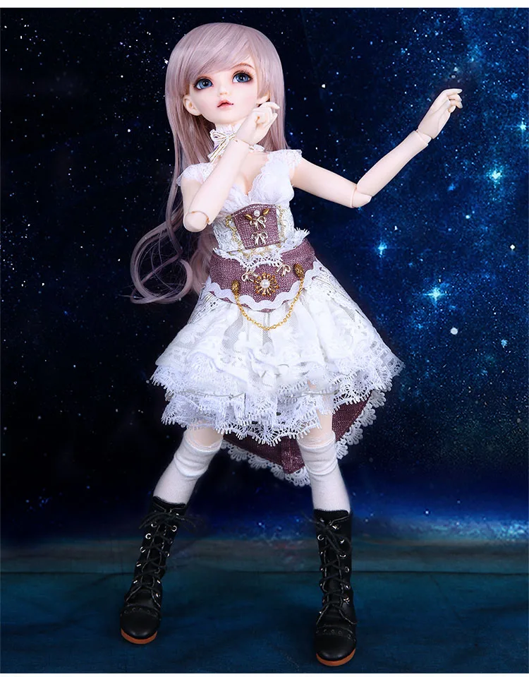 1/4 масштаб Обнаженная BJD девушка MSD шарнир Кукла каучуковая фигурка модель игрушка подарок, не включает в себя одежду, обувь, парик и другие аксессуары D2212-B