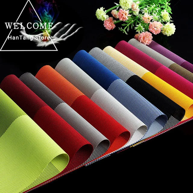 30*44.5cm Non-slip Pad Kitchen Accessories Dining Table Mats Oil-proof Placemat Heat Insulation Waterproof | Дом и сад
