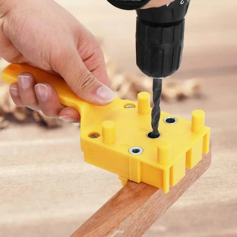 

Woodworking Handheld Jig Drill Guide Positioning Tools for Wood Dowel Drilling Hole Saw Accessories