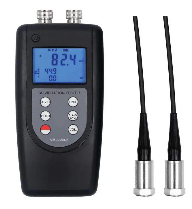 

Digital Vibration Meter VM-6380-2 , Double Channel Vibration Meter