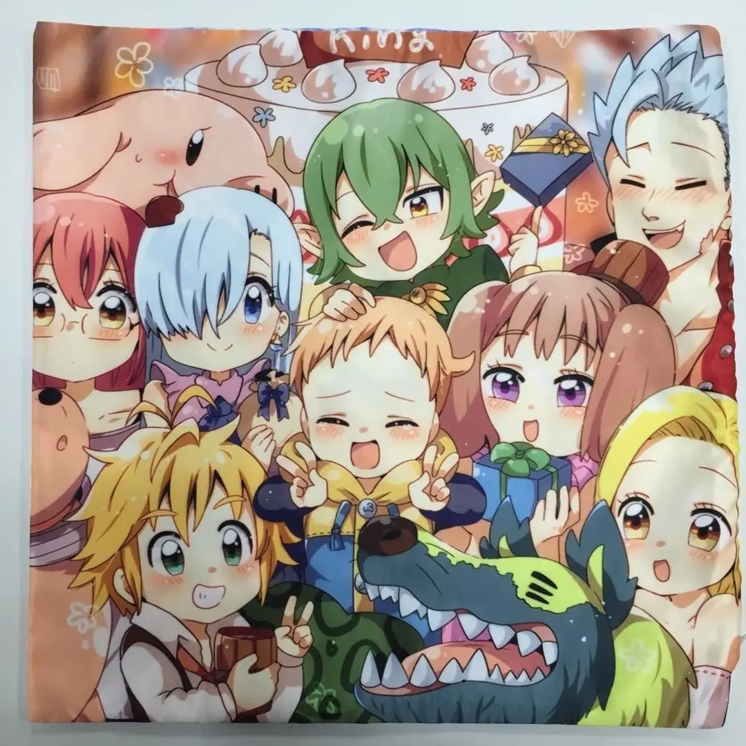 Новинка Nanatsu no Taizai The Seven Deadly Sins две боковые наволочки обнимающая диванная Подушка Обложка косплей подарок 217