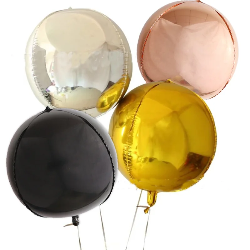 

1 pcs Creative 22inch 4D Round Sphere Shaped Aluminum Foil Balloon Wedding Marriage Birthday Party Decor Supplies