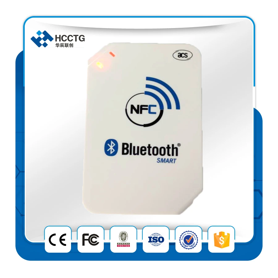 

13.56 mhz wireless Android USB Bluetooth NFC reader/ writer with Free SDK--ACR1255