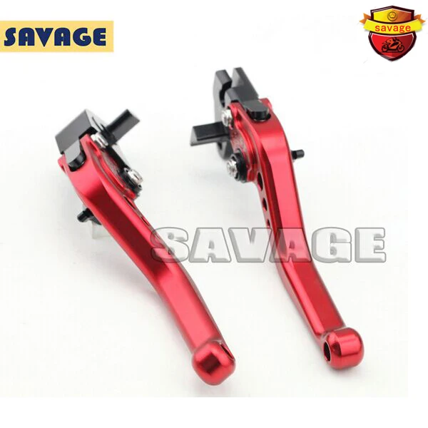 

For SUZUKI DL650 V-STROM GSX 600F/750F KATANA Motorcycle Accessories CNC Billet Aluminum Short Brake Clutch Levers Red