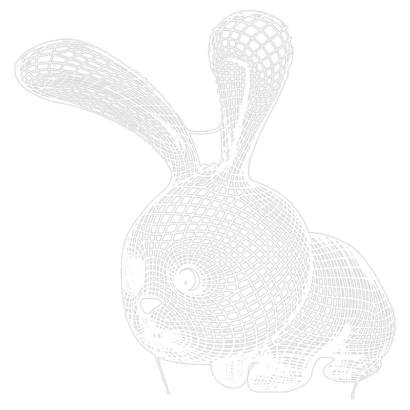 

Lovely 3D Rabbit Shape Lamp LED Atmosphere Light Lamp with Switch Button Lamp as Children Holiday Gifts Best Baby Sleeping Lig