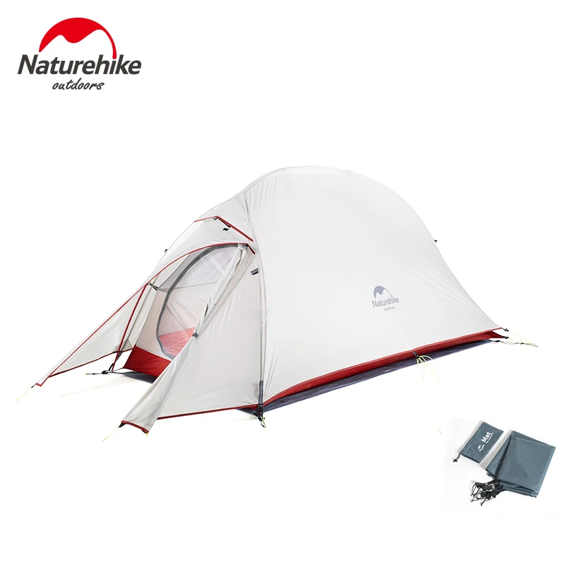 

Naturehike Ultralight Tent 1 2 3 Person 20D Nylon Silicon Double Layer Waterproof Winter Camping Tent For Tourism Outdoor
