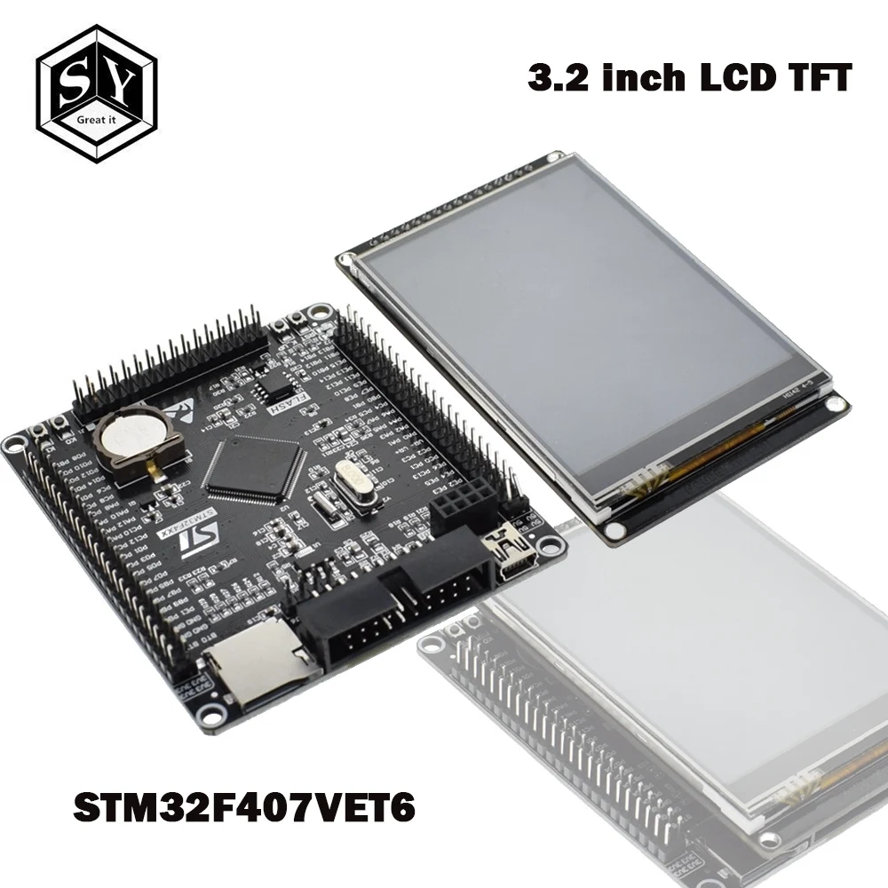 1 шт. ЖК TFT дисплей Great IT 3 2 дюйма с сенсорным экраном ILI9341 для макетной платы STM32F407VET6