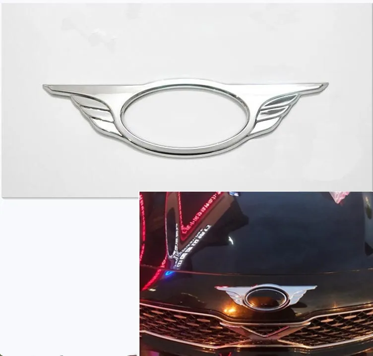 

Fit for KIA Sportage QL 2016 2017 ABS Chrome Front Car Logo Decorative Car Styling Accessories