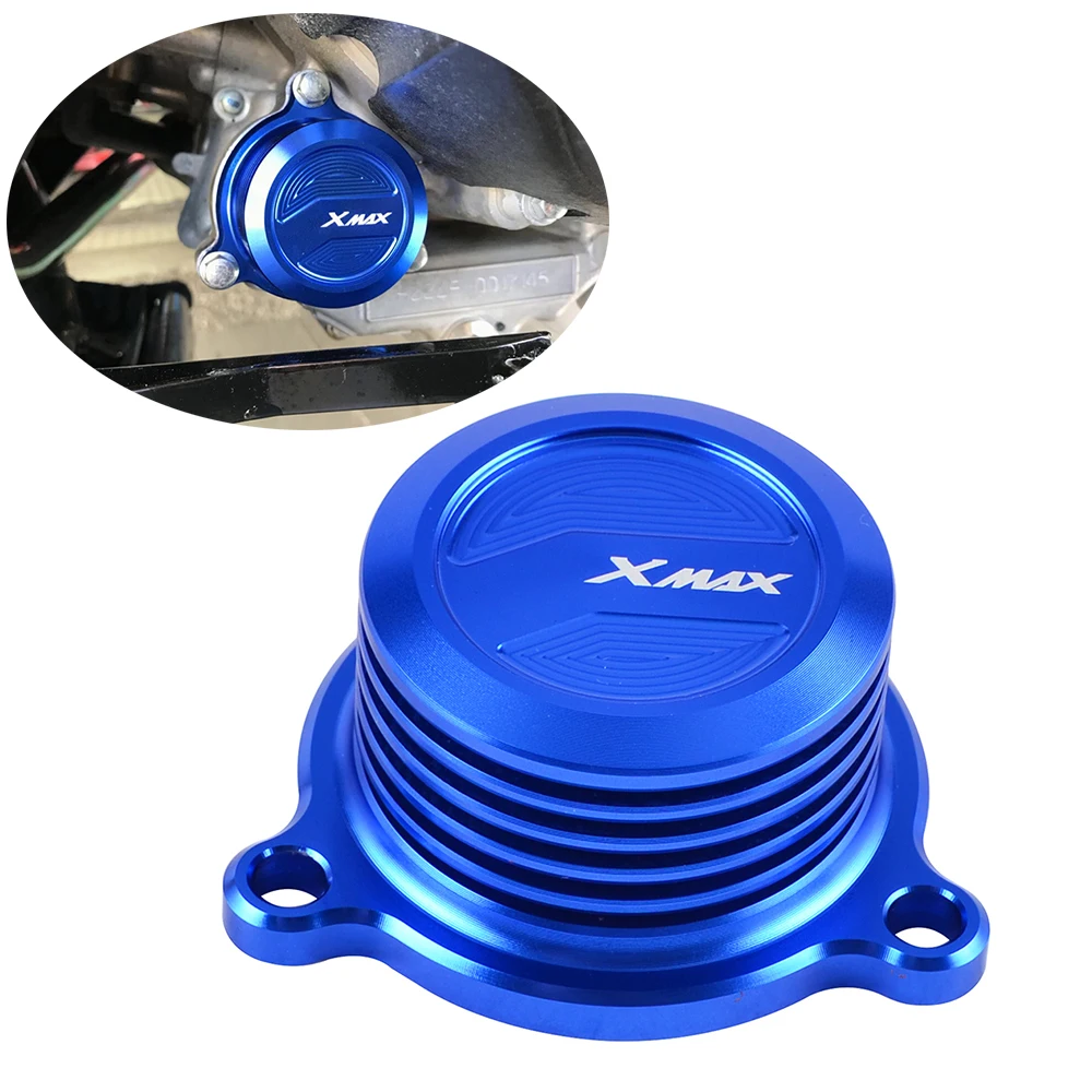 Motorcycle CNC Oil Filter Cap Cover Plug For Yamaha X-MAX XMAX 125 250 300 400 2017-2018 | Автомобили и мотоциклы