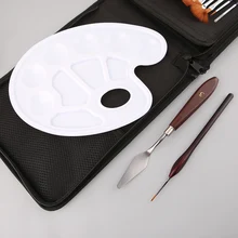 18 шт./компл. кисть для рисования деревянный акрил Палитра для рисования гуашь косметический Художественный набор ручки для рисования