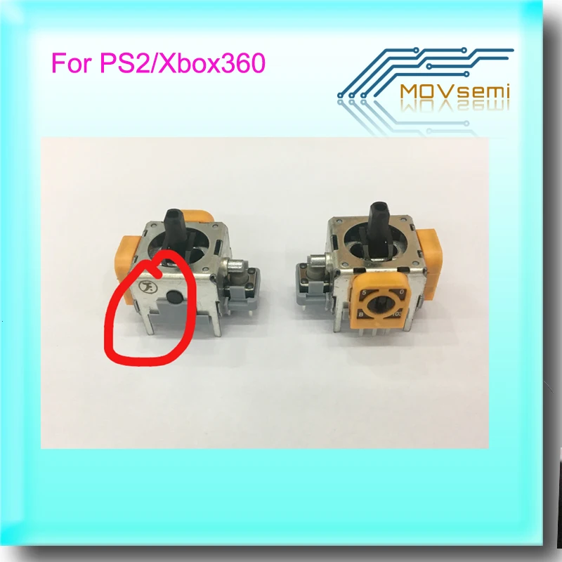 

20pcs Original 3D Analog Joystick Stick Sensor Repair Parts For Xbox360 Xbox360 For PS2 Controller Joystick Handle Replacement