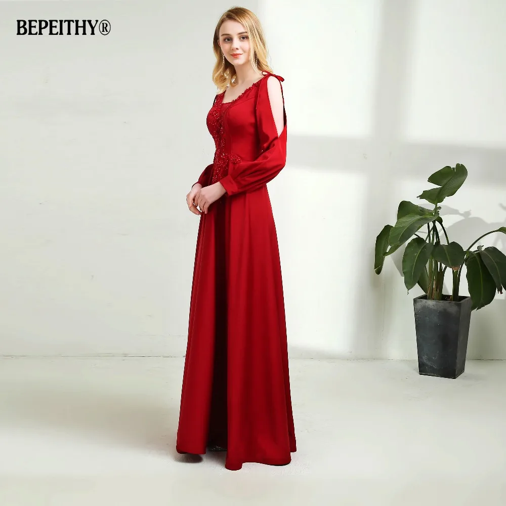 Модное длинное вечернее платье с длинными рукавами 2020 сексуальное кружевное для