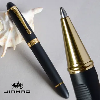 

JINHAO X450 MATTE BLACK AND GOLDEN ROLLER BALL PEN BLUE GREY GREEN WHITE PURPLE PINK 21 COLORS FOR CHOOSE FREE SHIPPING
