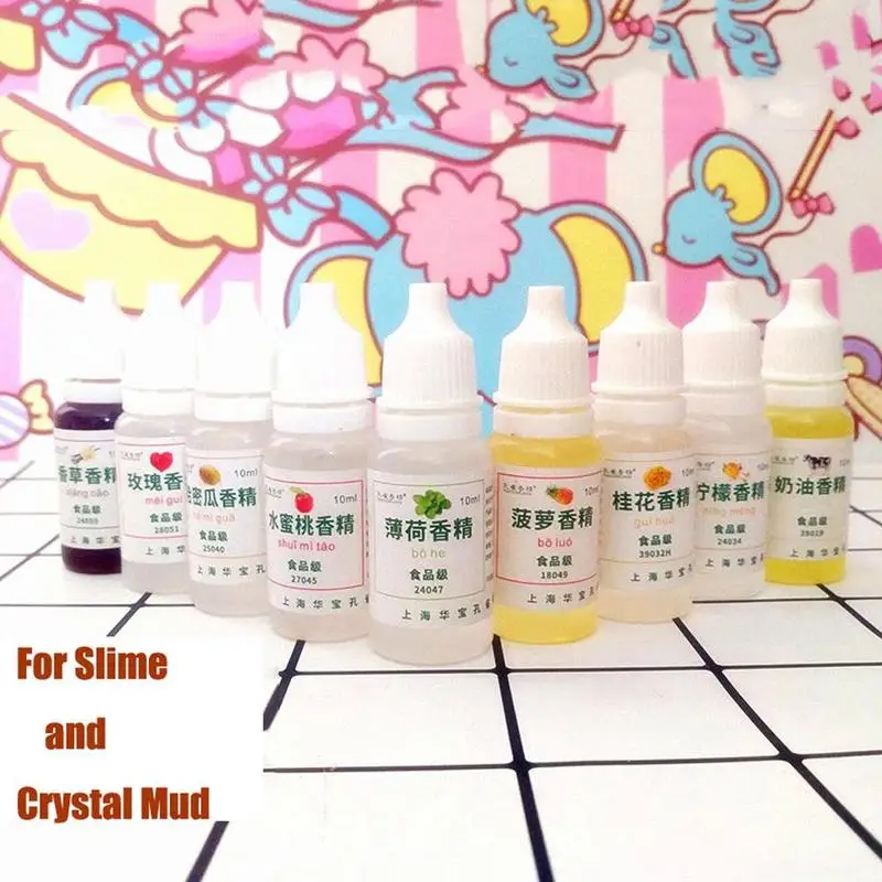 

10ML Flavor for Slime Modeling Clay DIY Educational Toys for Children Kids Creative Make Your Slime Smell Sweet Slices Flavors