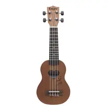 "HLBY хорошую сделку 17"" мини ukelele Укулеле еловый Топ палисандр Гриф струнный инструмент 4 строки с концерта мешок (2)"