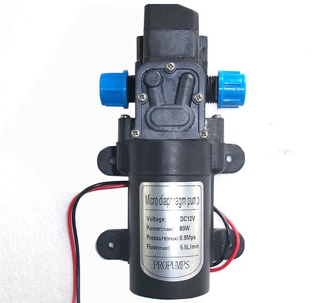 Free shipping 12V 80W micro diaphragm pump discharge pressure backflow
