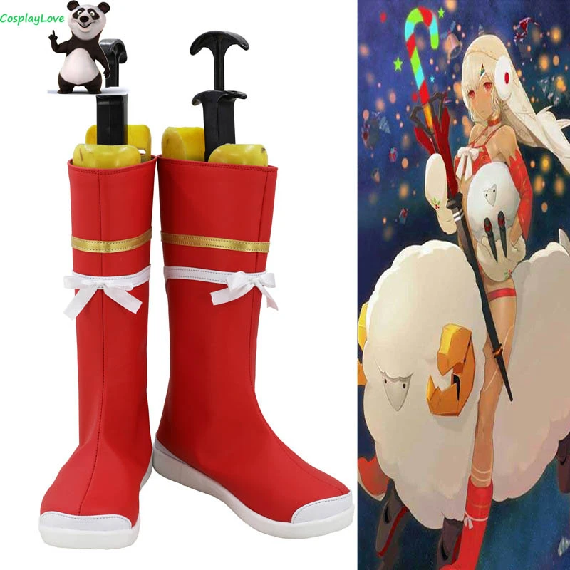 Cosplaylove Fgo Fate Grand Order Cosplay Red Saber Christmas Altera Cosplay Shoes Long Boots Custom Made For Girl Women Shoes Aliexpress