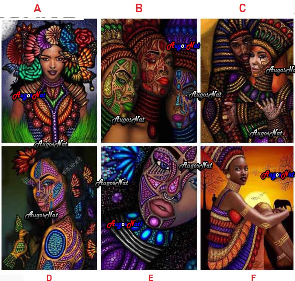 

5d diamond painting full square african women daimond embroidery custom tapestry american diamond dotz picture diamand crystal