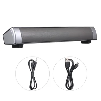 

New Powerful Bluetooth Speaker TV Sound Soundbar Updated Version S08 Sound Box Mini Altavoz USB Speaker For Computer PC Tablet