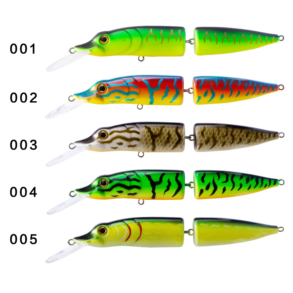 Рыболовная приманка Hunthouse pike wobber muskies гольян рыболовная с жестким соединением
