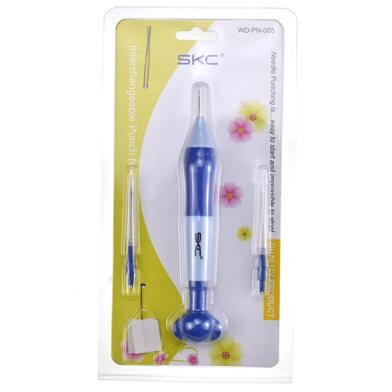 

High Quality Adjustable Punch Needle DIY Sewing Embroidery Needles Stitching Kit Yarn Knitting Needles Felting Threader Needles
