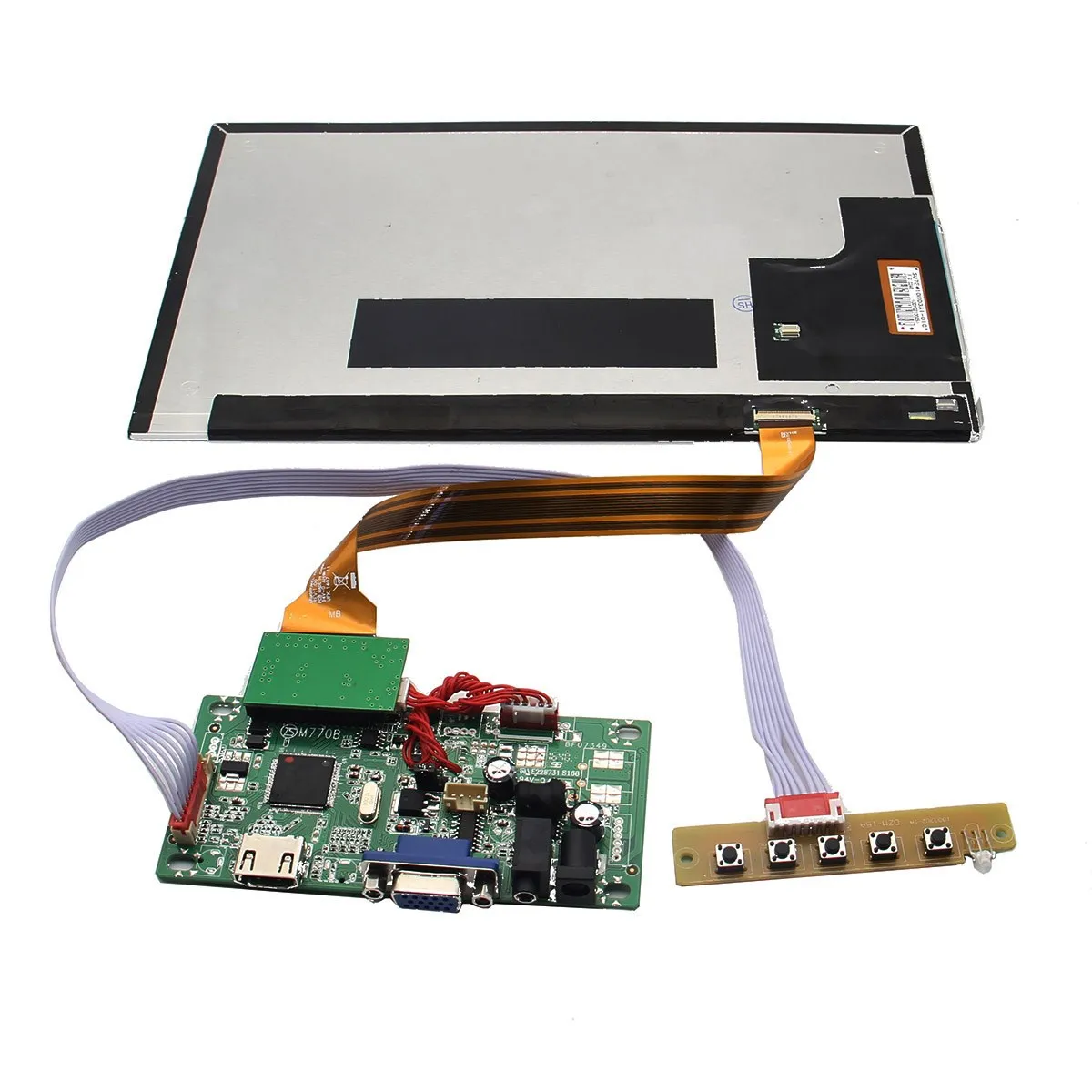 10 Inch Full HD 1920 X 1080 208PPI Independent Display TFT Screen For Raspberry Pi Orange