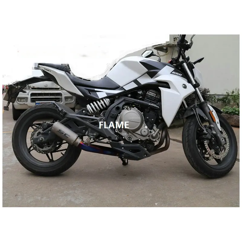 Customized modified motorcycle exhaust for CFMOTO 650NK 650 400 escape