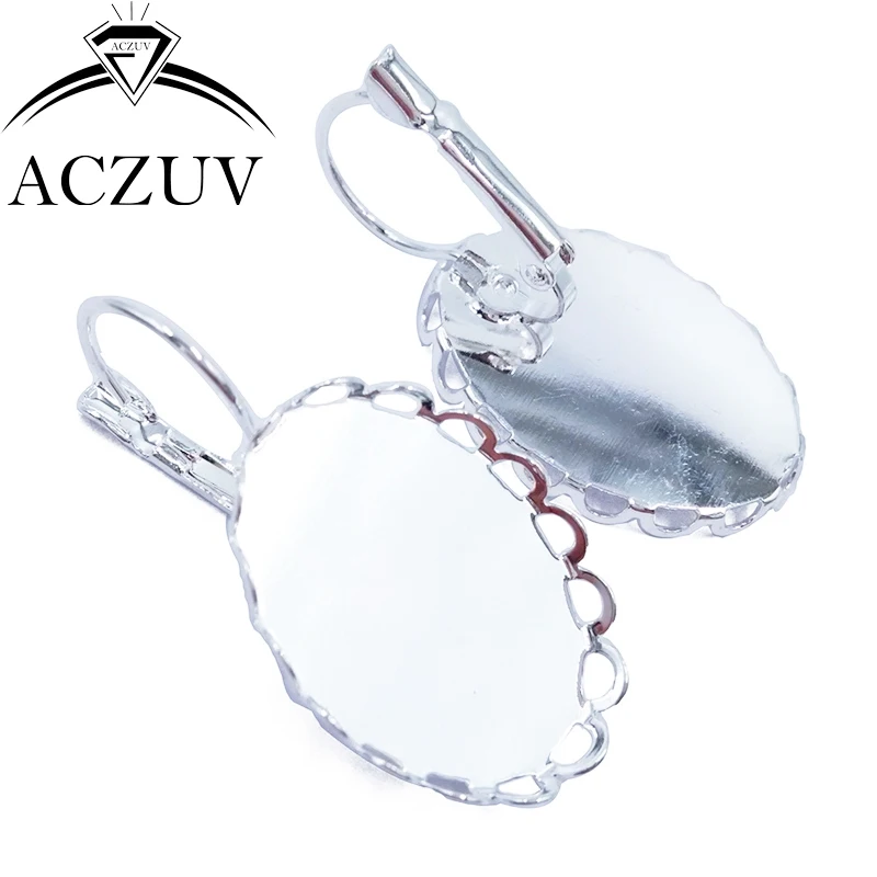 oval leverback lace earring blank (1)
