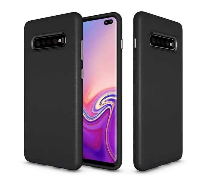 

Luxury TPU + PC Hybrid Shockproof Coque Case For Samsung Galaxy S10 Plus Cover Case For Samsung S10 Plus phone Back Cover