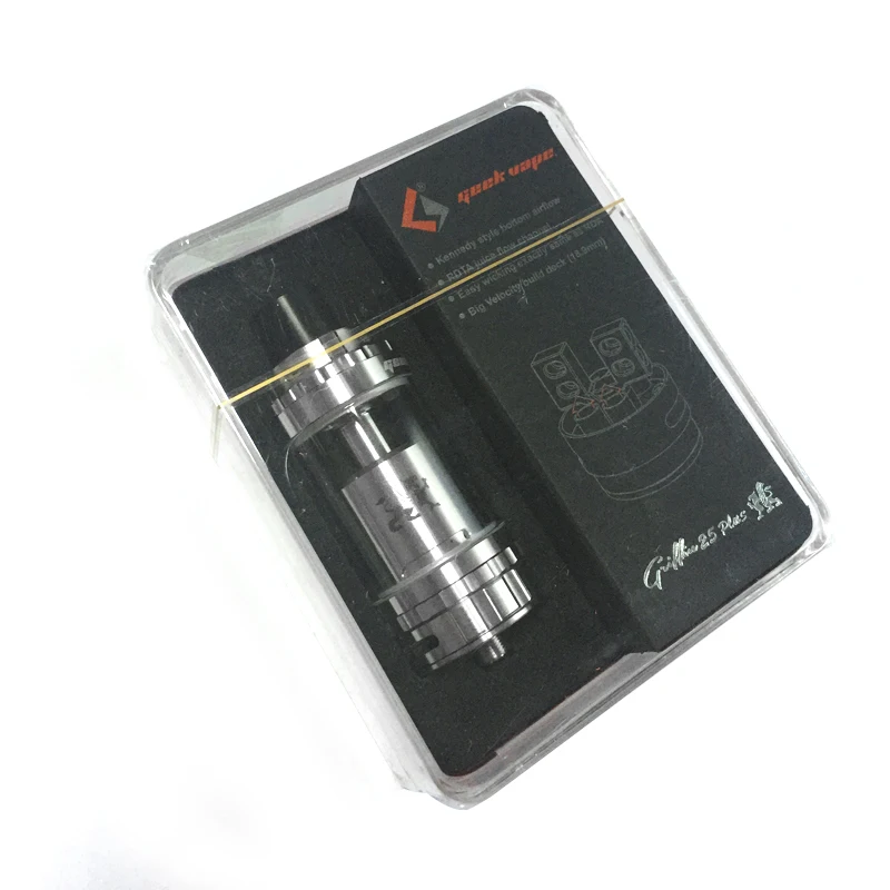 

100% Original E-cig Atomizer GeekVape Griffin 25 Plus RTA Tank 5ml Capacity RDTA Juice Flow Top & Bottom Airflow Adjustable YY