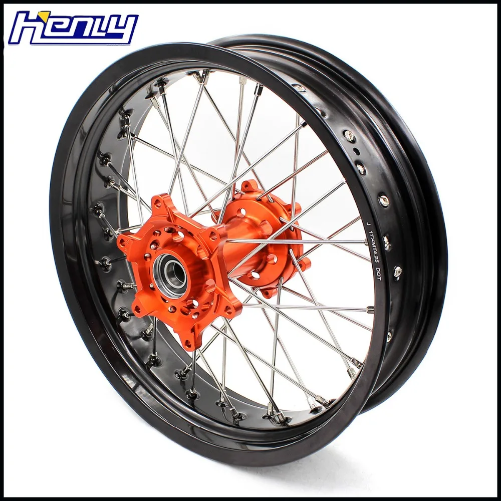 3,5/4,25 супермото колеса комплект Supermotard обода для KTM SX SXF XC XCW SX EXC EXC-F 125 150 200 250 300 350 400 450 505 525 2003