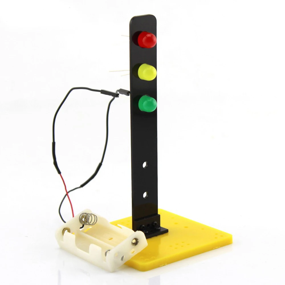 

Traffic Lights Technology Production Invention Signals Traffic Lights DIY Science Model Toys Education Kit F19160