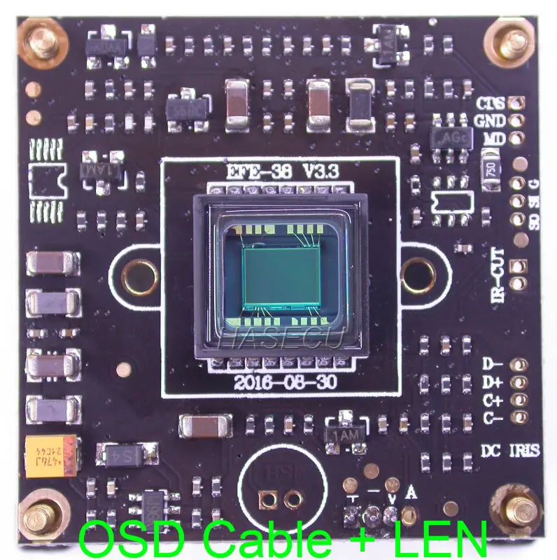 (560TVL) 1/3 &quotSony Super HAD CCD ICX638 / ICX639 чипсет Effio e CXD4140 модуль камеры видеонаблюдения PCB