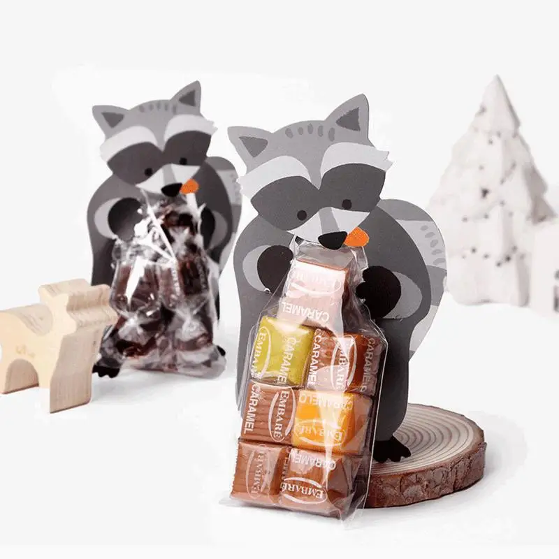 

Animal 10pcs/lot Baby Shower Birthday Party Cute Gift Bags Candy Bags Cookie Bags Bear Candy Box Greeting Cards Popular Rabbit