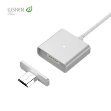 Original wsken 2a cable de datos micro usb cable de carga magn&eacute;tica para Samsung LG HTC XIAOMI HUAWEI Google Im&aacute;n R&aacute;pida r&aacute;pida cable(China (Mainland))