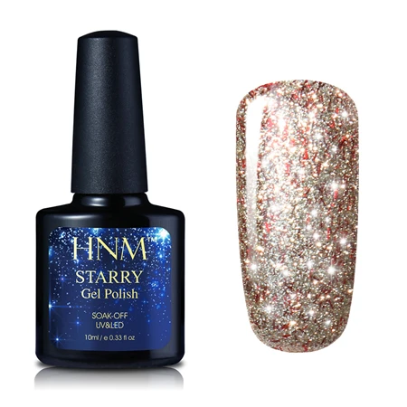 6605 HNM 10 мл Звездный Bling лак для ногтей УФ замочить от блеск клей Лаки Hybird праймер эмаль Lucky лак Nagellak гель лак чернила - Цвет: 6605