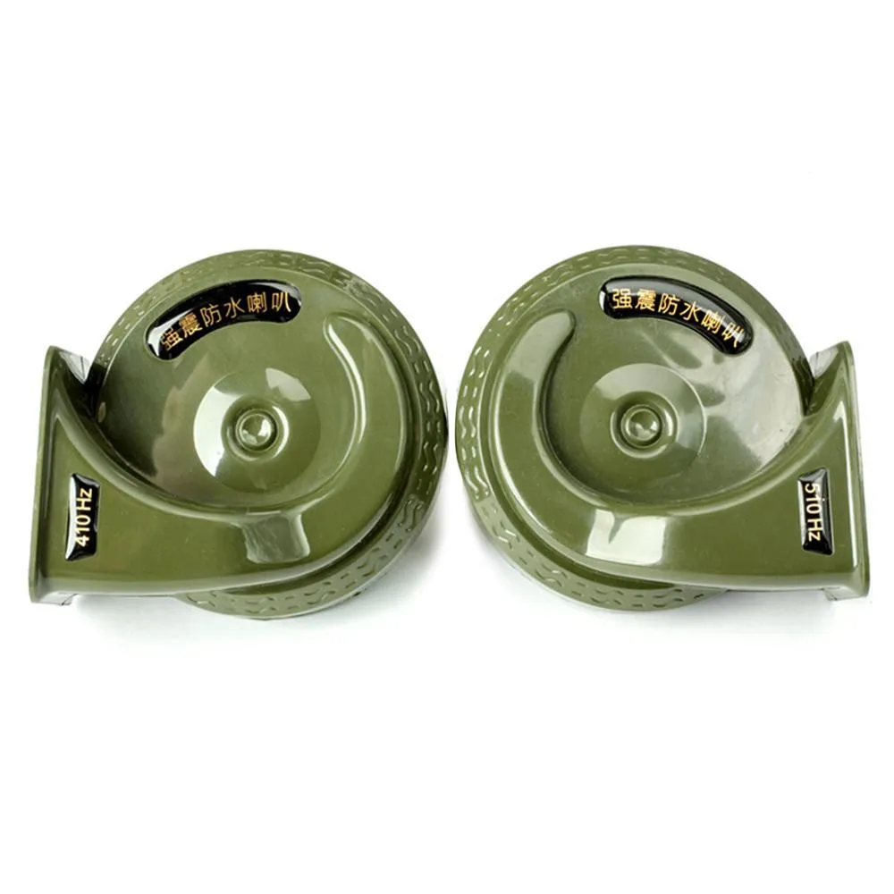12v 115db Громкая Классическая в форме улитки рог Авто Мото Динамик тон сирена для автомобиля моторная лодка мотоцикл грузовой фургон - Цвет: 1Pair 6S