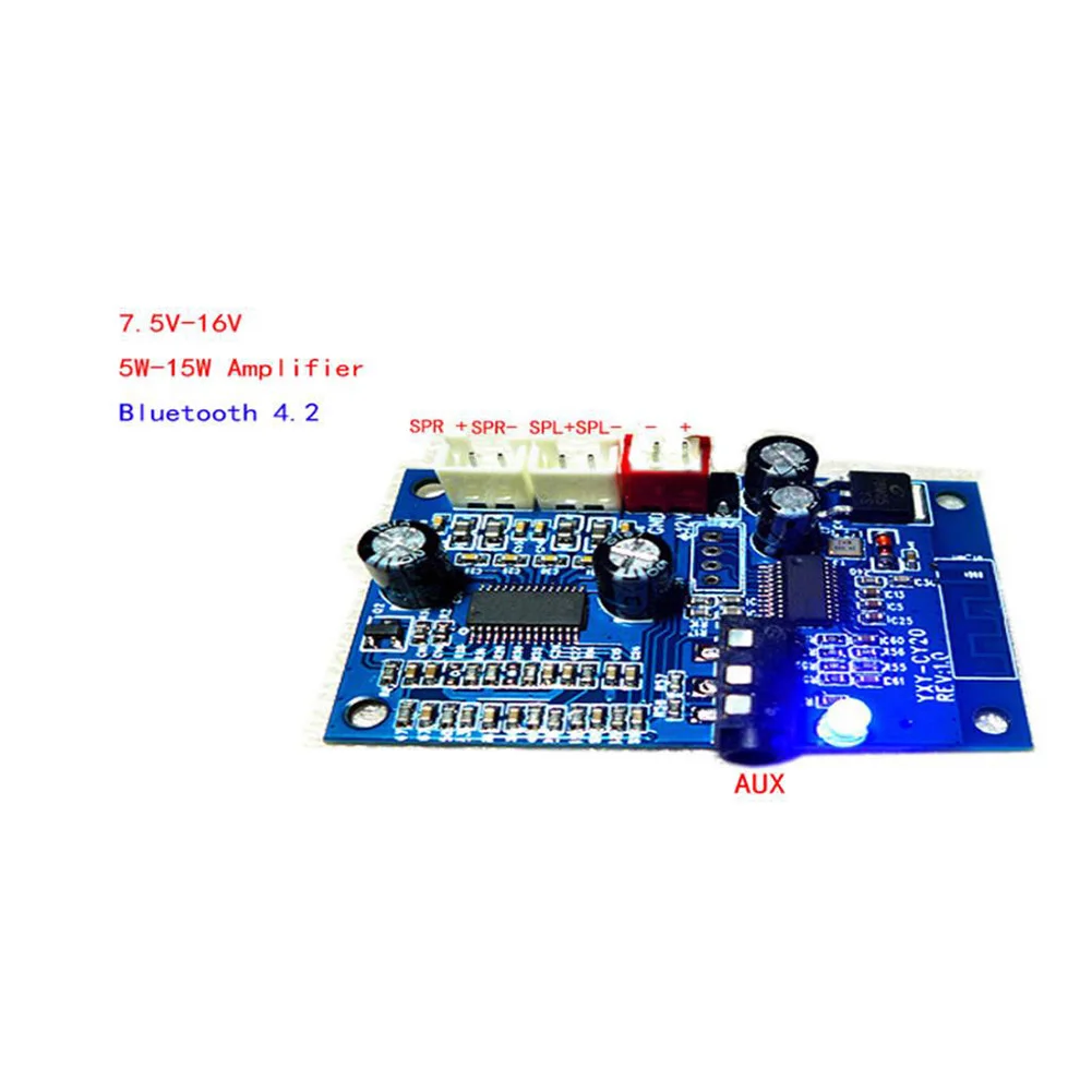 

MP3 Bluetooth Decoder Board Lossless Speaker Audio Amplifier Board Modified Bluetooth 4.2 Circuit Stereo Receiving Module 16V
