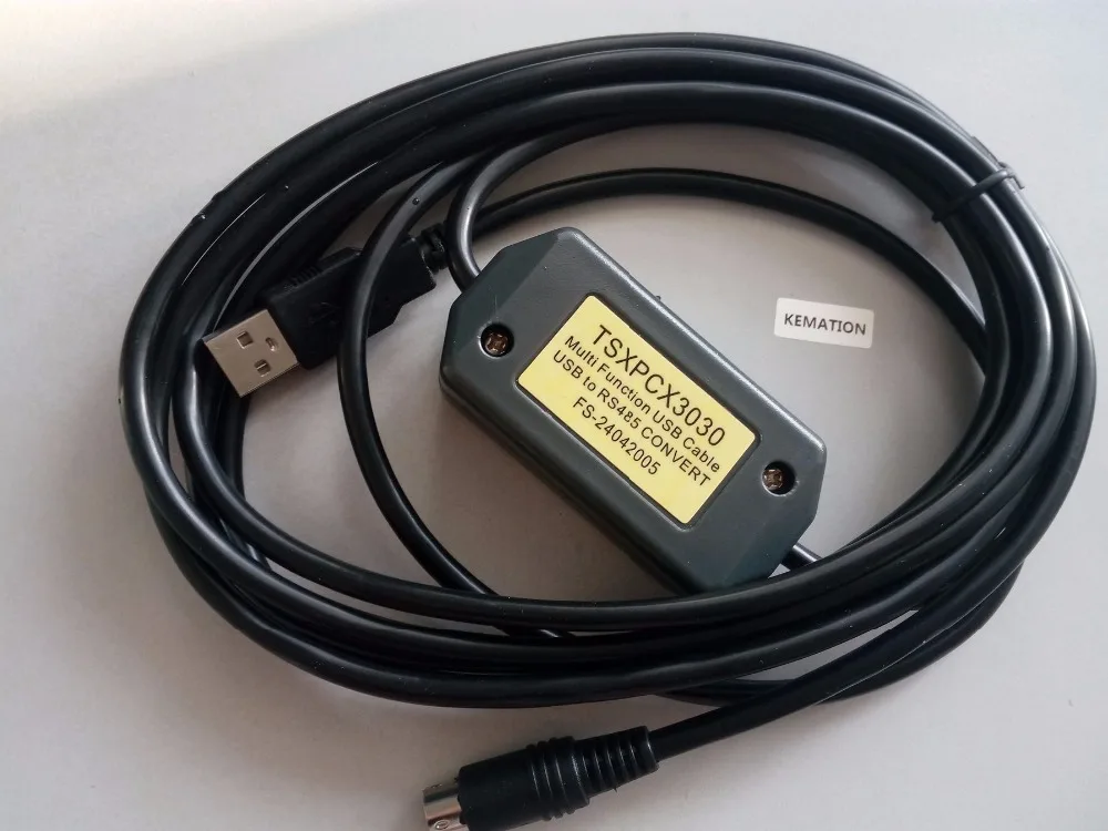 Программный кабель TSXPCX3030 USB/RS485 для TSX Premium(57) Micro(37) Nano(07) Naza(08) и Twido ПЛК|cable for|cable micro usb