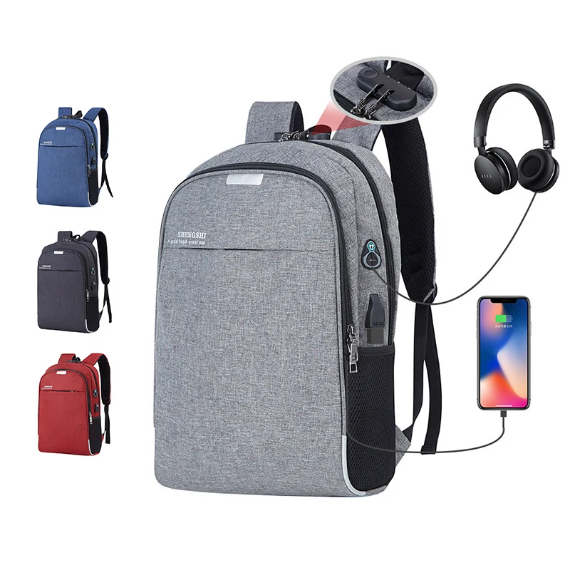 15," Противоугонный мужской рюкзак для ноутбука Macbook Air Pro 11 12 13 15 lenovo usb зарядка бизнес ноутбук рюкзак сумка