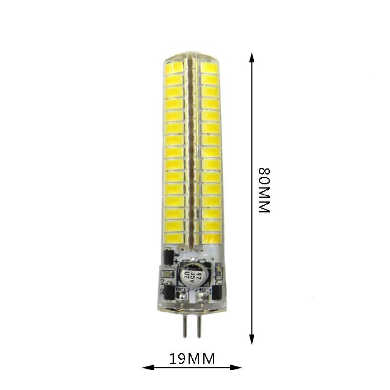 Светодиодный G4 лампочка AC12V-24V затемнением 7 Вт 5730 SMD светодиодный осветительный светильник Замена галогенного прожектора люстра Энергосберегающая 5 шт./лот