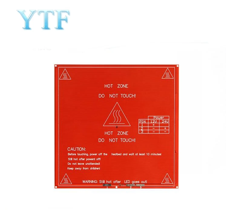 

3D printer parts PCB hot bed Mk2b 214x214mm dual power supply heating platform